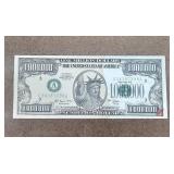 1 Million Dollar Bill US Paper Money