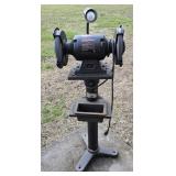 Craftsman 8" Bench Grinder on stand- works