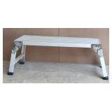 Folding Aluminum Work Bench/Stool
