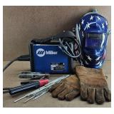 Miller Spectrum Welder, Helmet, Gloves +