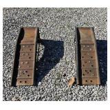 Vintage Metal Car Ramps