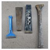 Dasco Brick Chisel, Wedges & Chisel Mallet