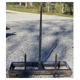 Hay Fork Tractor Attachment