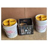 Misc. Fasteners Screws, Nails, Buckets & Trays
