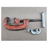 2pc Ridgid Heavy Duty 4-Wheel Pipe Cutter +