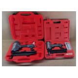 2 Craftsman Brad Nailers - in Cases