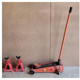 Allied 3 Ton Floor Jack w/ Jack Stands