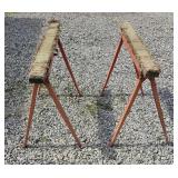 Vintage Folding Saw Horses