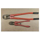 2pc Bolts Cutters: Porter & Boston