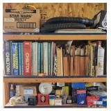 Misc Garage Items on Shelves