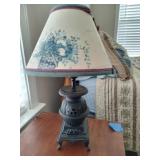 Pot Belly Stove Style Lamp