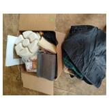 Box of Household Items and Decorations