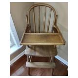 Antique Wooden High Chair