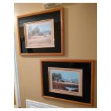 2 Framed Gene Speck Prints