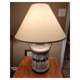 2 Matching Cow Themed Lamps