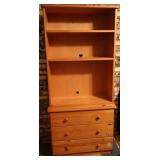 Wood Shelf w/Drawers