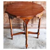 Vntg Wood Parlor Table