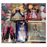 5pc NIB Collector Barbies