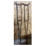 2pc Wood Crutches