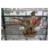 Vintage Ring Neck Pheasants Figurine