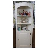 White Corner Cabinet Shelf