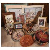 Floral Prints, Dï¿½cor, Baskets+