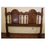 Vintage Solid Wood Queen Head Board