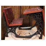 Cast Iron & Wood Dolls Desk