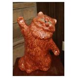 Ceramic Cat Figure