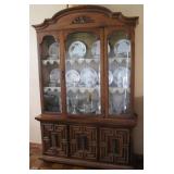 Vintage Solid Wood China Cabinet