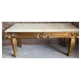 Marble Top Vanity Bench