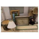 Home Dï¿½cor- Lamps, Signs+