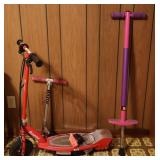 3pc Razors & Pogo Stick