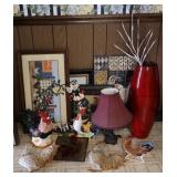 Rooster Dï¿½cor- Prints, Ceramics+