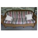 Wicker Porch Lounge Couch