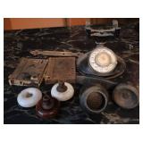 Vntg Parts- Door Knob, Phone+