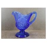Blue Fostoria Glass Avon Washington