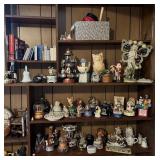 Contents of Shelves- Music Boxes, Figures+