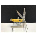 Ja Henkles Trapper Yellow Bone Handle