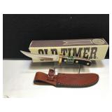 Schrade Old Timer Hunter Brown Acrylic Handle