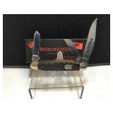 Winchester Stockman Brown Bone Handle