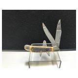 Henkles Trapper Black Bone Handle