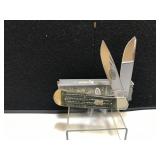 Utica Large Trapper Green Bone Handle