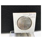 2016 Silver Eagle  UNC