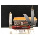 Marbles Stockman Red Bone Handle