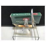 Case Toothpick Burnt Red Stag Handle