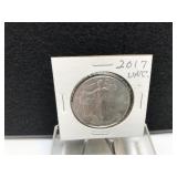 2017 Silver Eagle  UNC