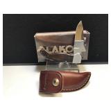 Lakota Phoenix Folding Hunter Mahogany Handle