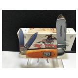 Winchester Sunfish Whittler Orange Bone Handle