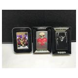 3 Zippos-Stanley Mouse/Grateful Dead Timeless